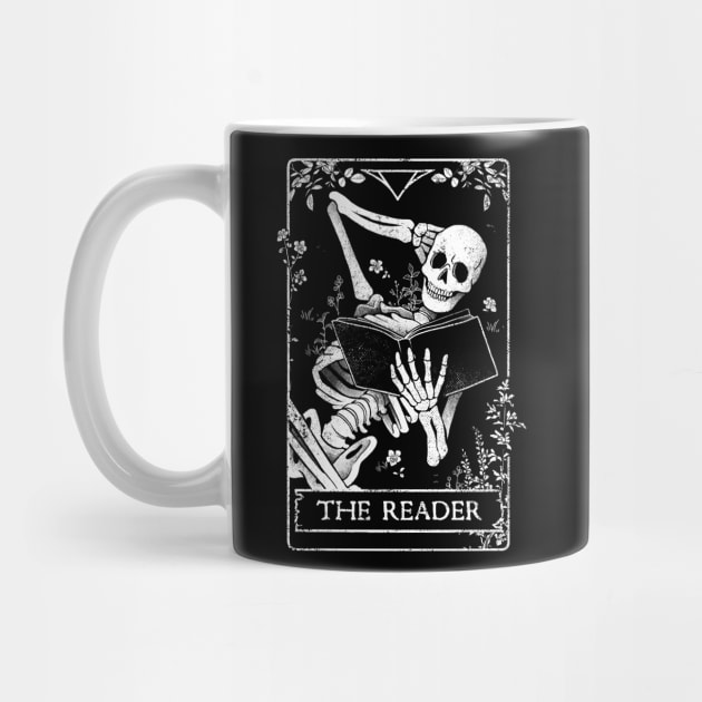 The Reader - Death Skull Book Gift by eduely